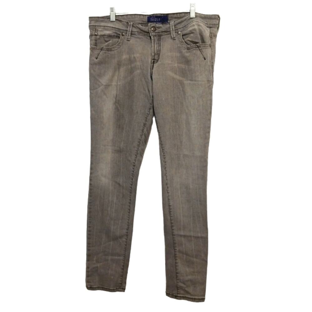 Miley Cyrus Max Azra‎ Jeans Sz13 GRAY Skinny Straight Grunge Rocker Boho Street